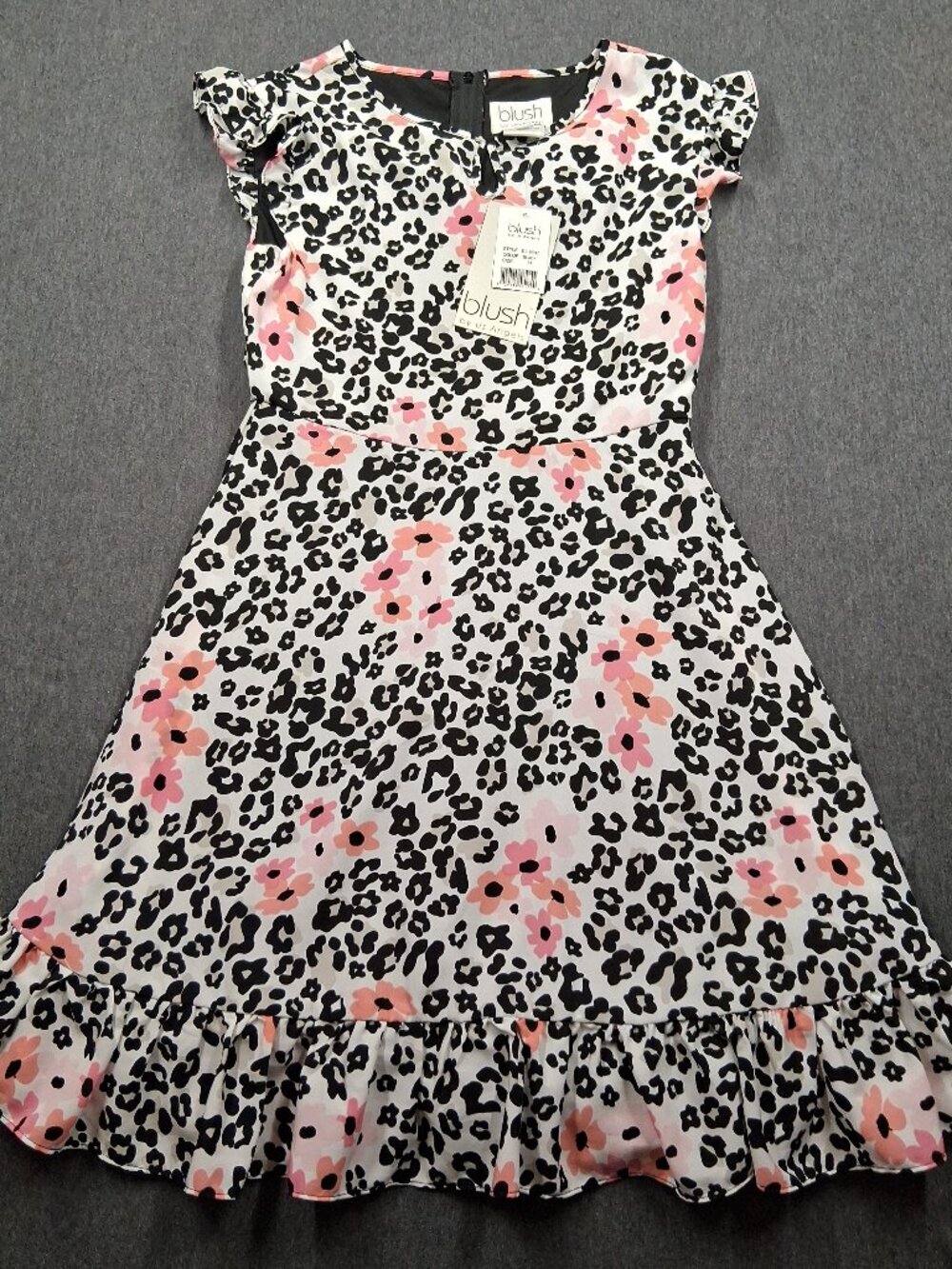 Girls dress, blush, size 14, multicolored,  new with tags